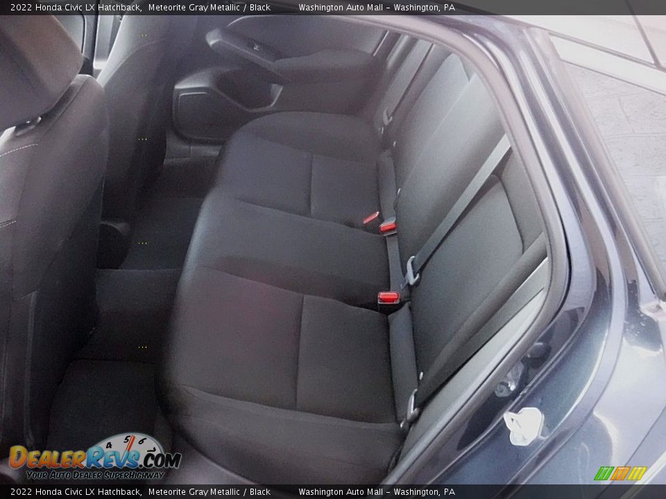 2022 Honda Civic LX Hatchback Meteorite Gray Metallic / Black Photo #24