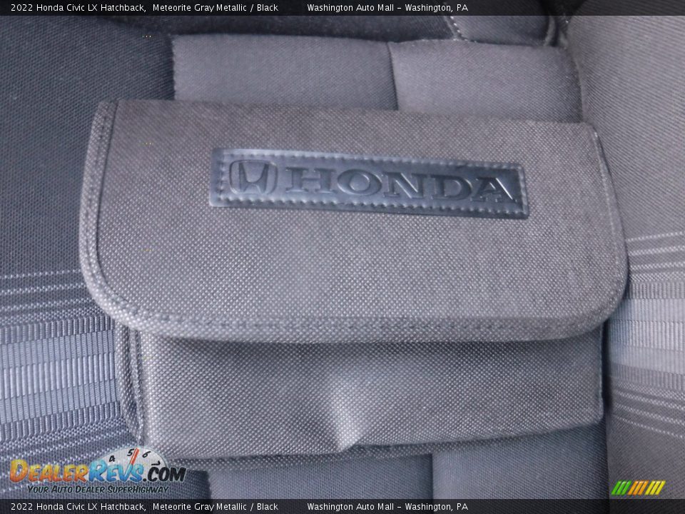2022 Honda Civic LX Hatchback Meteorite Gray Metallic / Black Photo #25