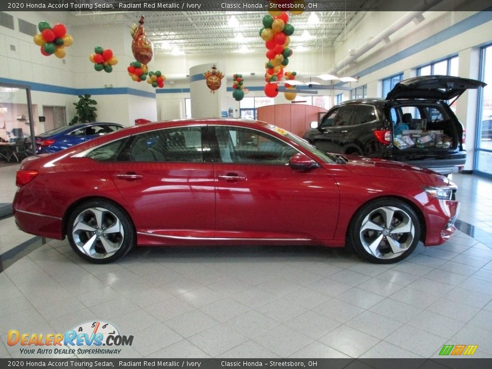 2020 Honda Accord Touring Sedan Radiant Red Metallic / Ivory Photo #4