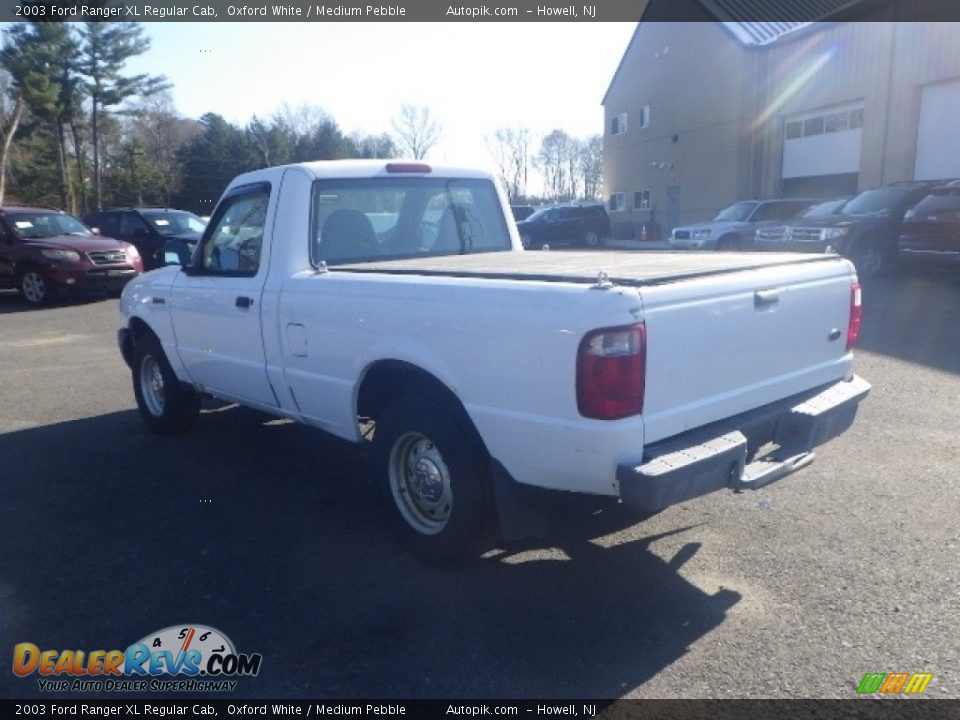 2003 Ford Ranger XL Regular Cab Oxford White / Medium Pebble Photo #4