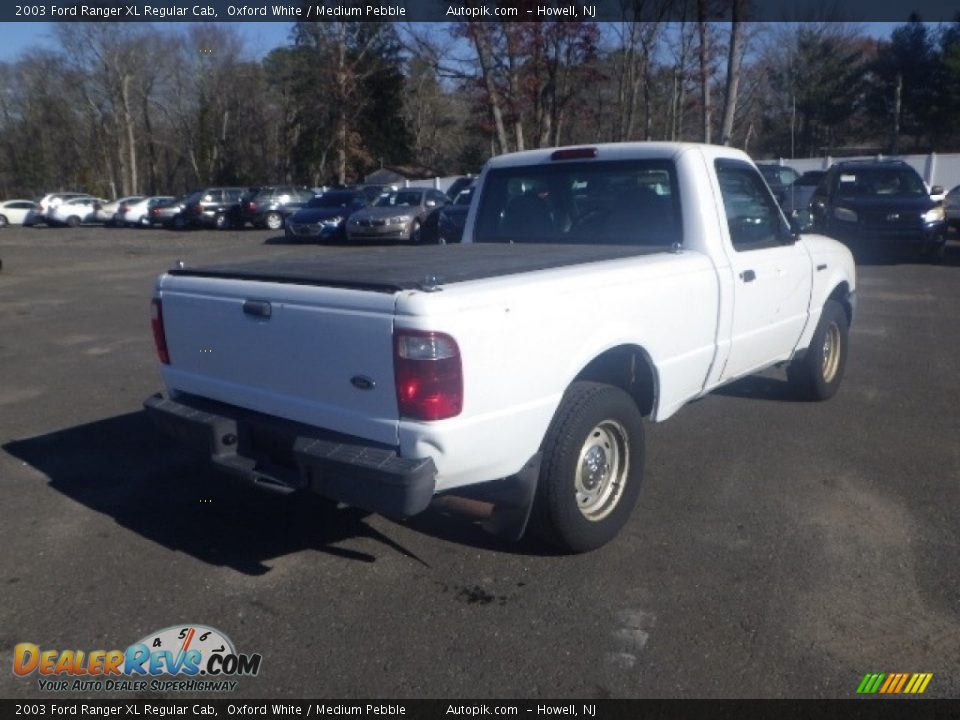 2003 Ford Ranger XL Regular Cab Oxford White / Medium Pebble Photo #6