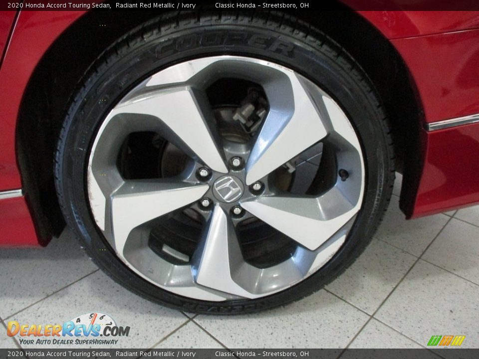 2020 Honda Accord Touring Sedan Radiant Red Metallic / Ivory Photo #11