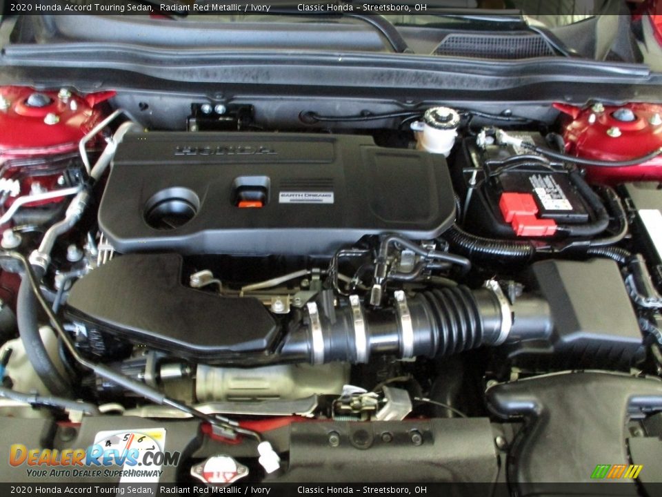 2020 Honda Accord Touring Sedan Radiant Red Metallic / Ivory Photo #13