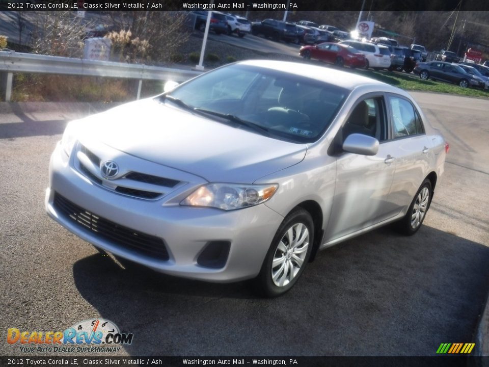 2012 Toyota Corolla LE Classic Silver Metallic / Ash Photo #10