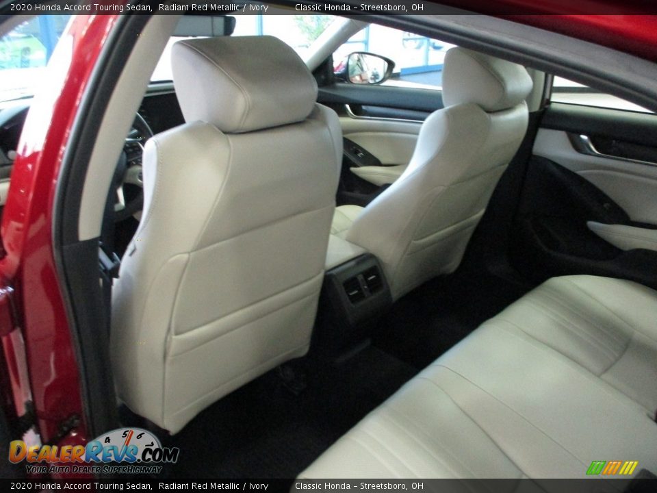 2020 Honda Accord Touring Sedan Radiant Red Metallic / Ivory Photo #24