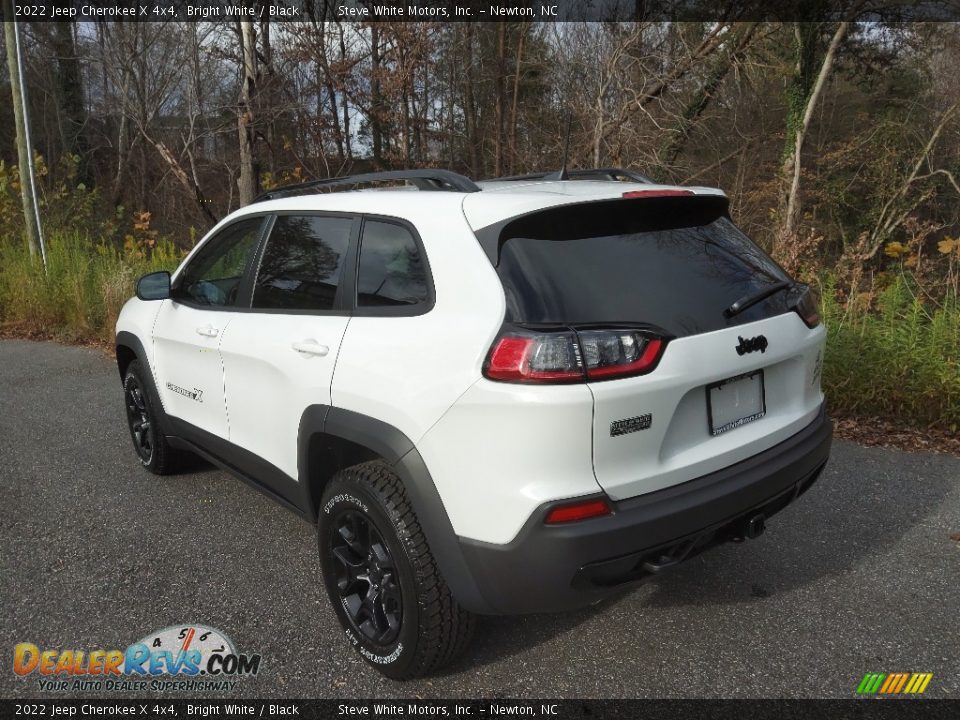 2022 Jeep Cherokee X 4x4 Bright White / Black Photo #8