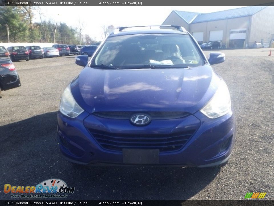 2012 Hyundai Tucson GLS AWD Iris Blue / Taupe Photo #2