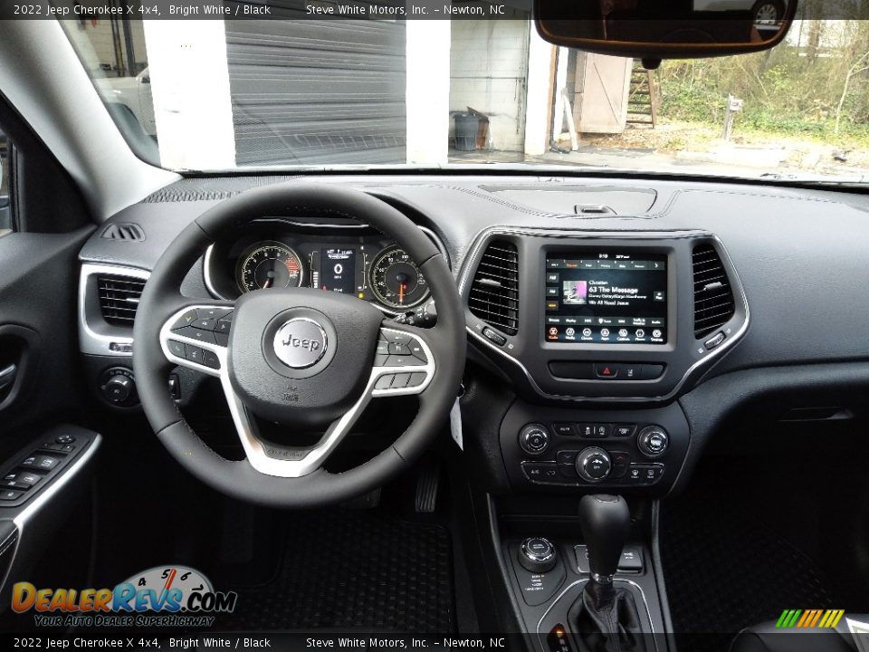 2022 Jeep Cherokee X 4x4 Bright White / Black Photo #14