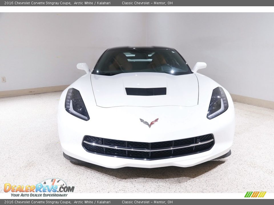 2016 Chevrolet Corvette Stingray Coupe Arctic White / Kalahari Photo #2