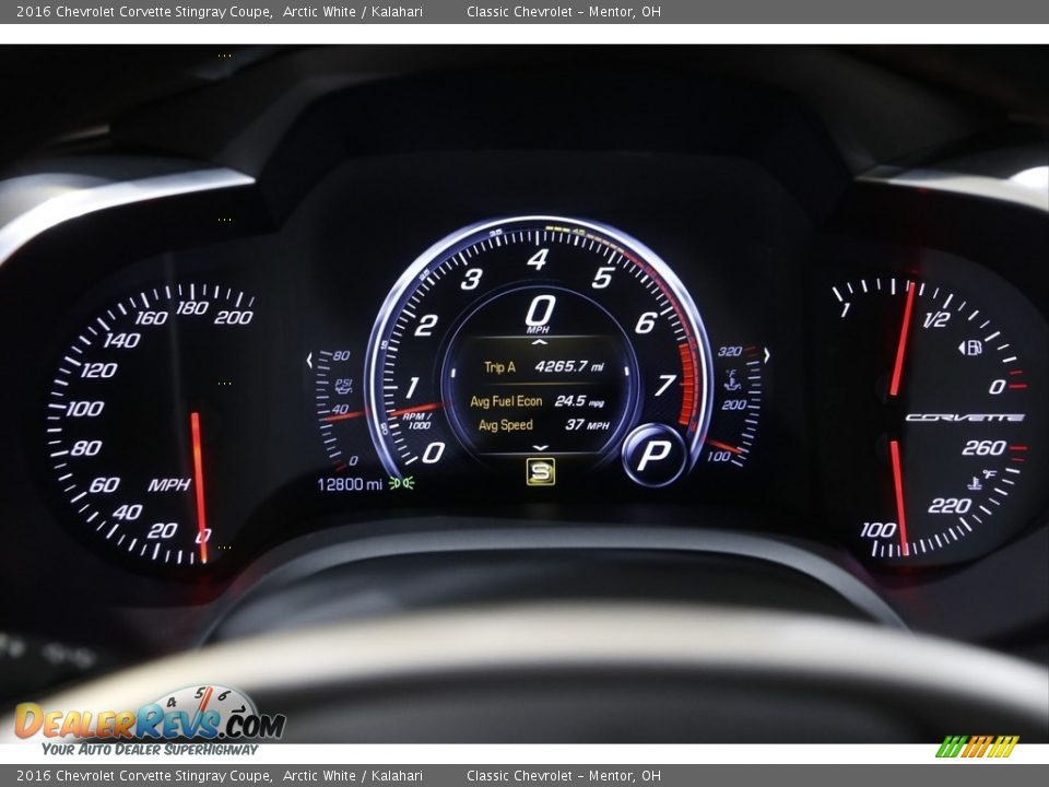 2016 Chevrolet Corvette Stingray Coupe Gauges Photo #8