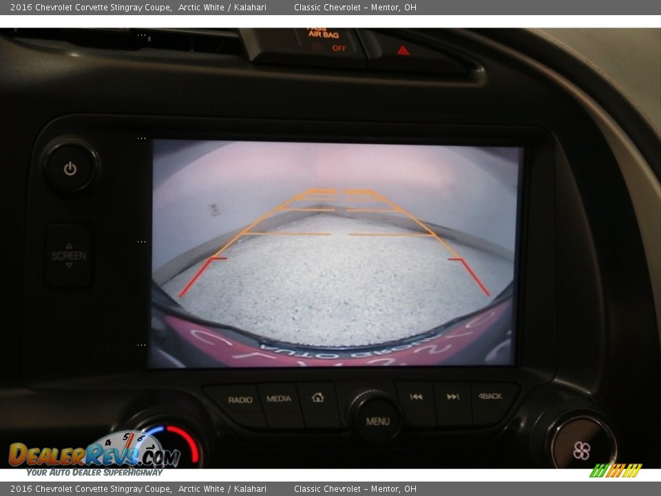 2016 Chevrolet Corvette Stingray Coupe Arctic White / Kalahari Photo #13