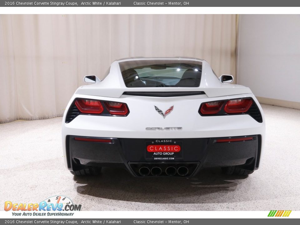 2016 Chevrolet Corvette Stingray Coupe Arctic White / Kalahari Photo #21