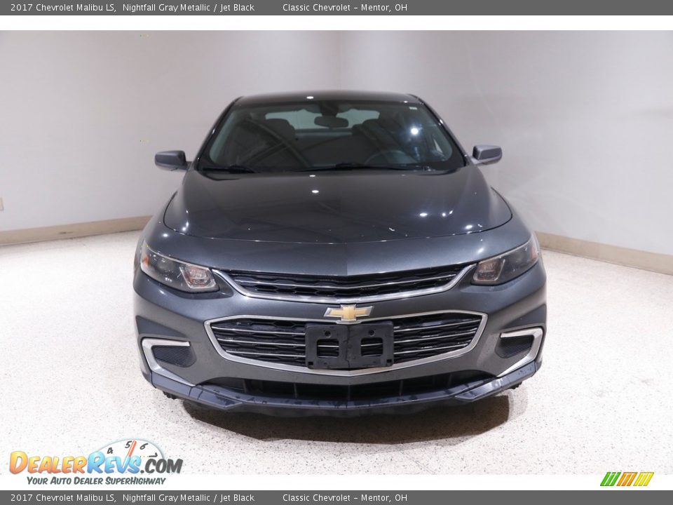 2017 Chevrolet Malibu LS Nightfall Gray Metallic / Jet Black Photo #2