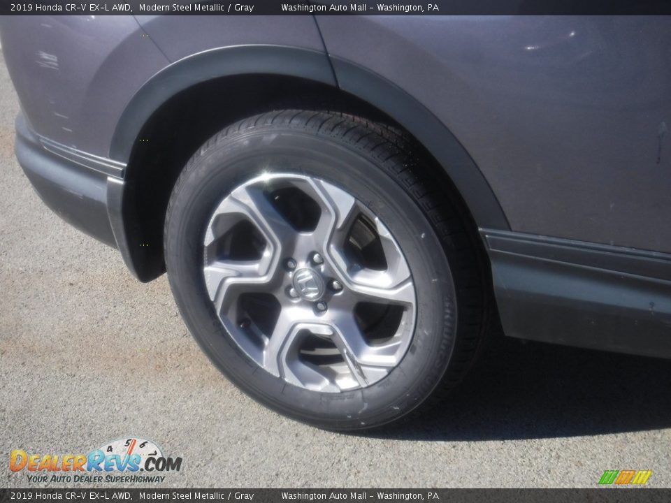2019 Honda CR-V EX-L AWD Modern Steel Metallic / Gray Photo #4