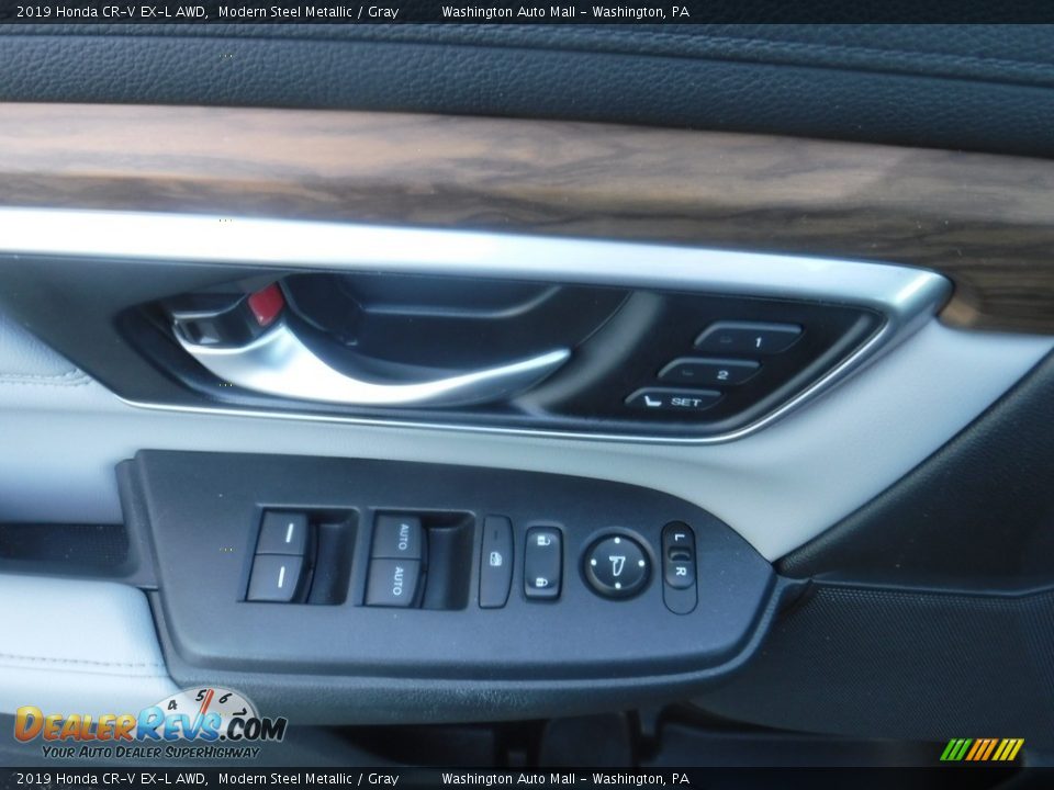 2019 Honda CR-V EX-L AWD Modern Steel Metallic / Gray Photo #12