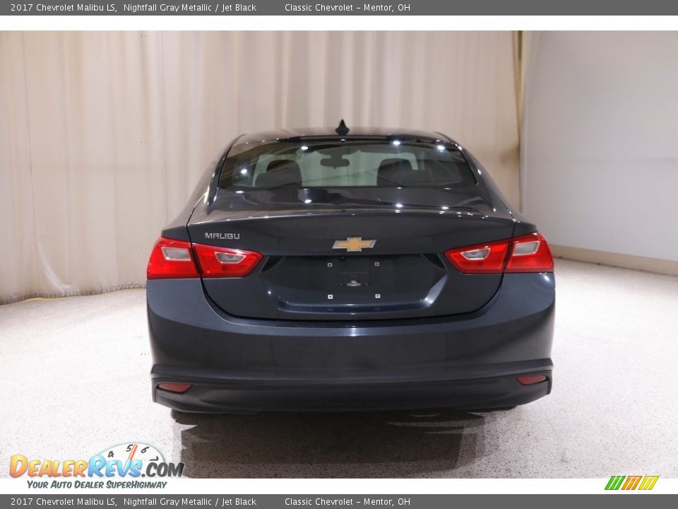 2017 Chevrolet Malibu LS Nightfall Gray Metallic / Jet Black Photo #17