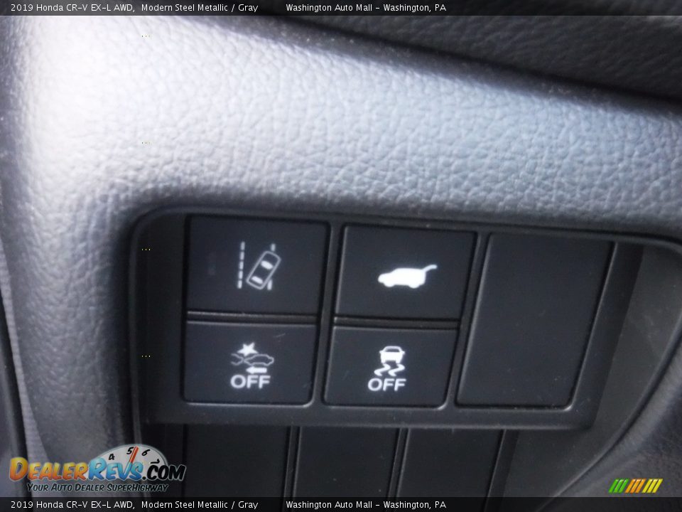 2019 Honda CR-V EX-L AWD Modern Steel Metallic / Gray Photo #14