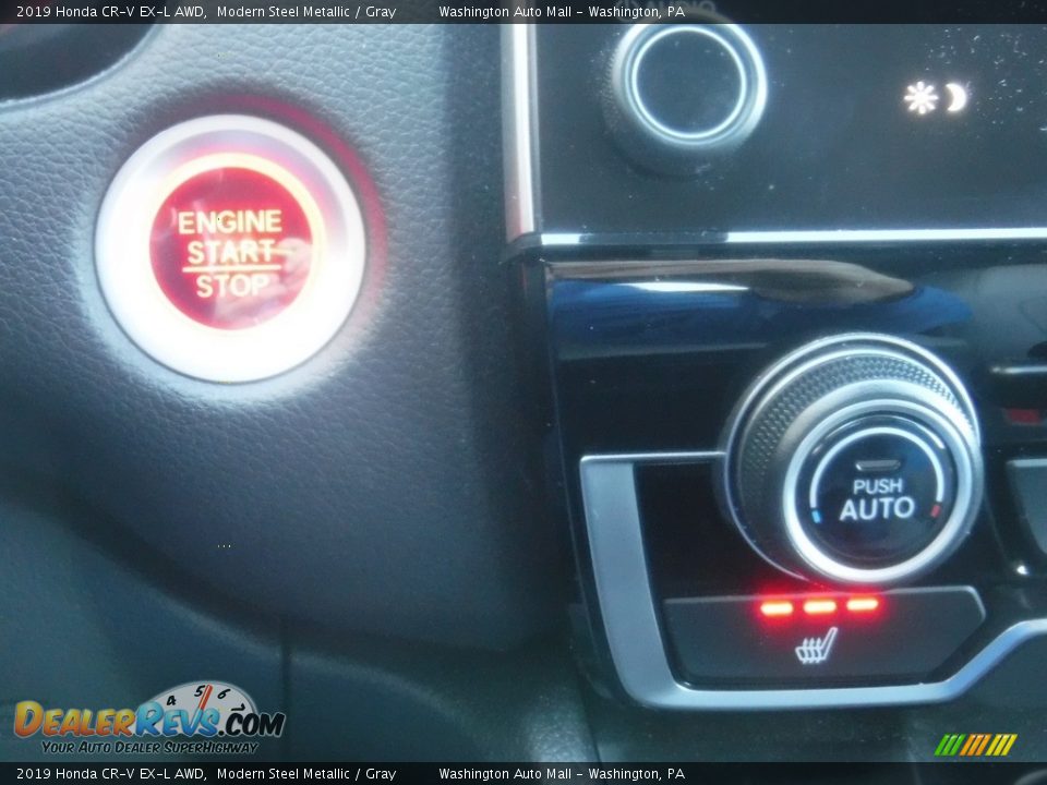 2019 Honda CR-V EX-L AWD Modern Steel Metallic / Gray Photo #18