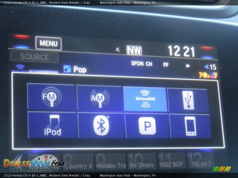 2019 Honda CR-V EX-L AWD Modern Steel Metallic / Gray Photo #19