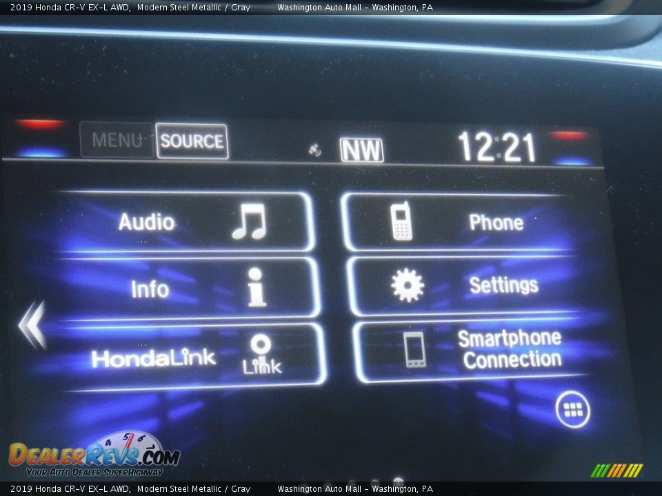 2019 Honda CR-V EX-L AWD Modern Steel Metallic / Gray Photo #20