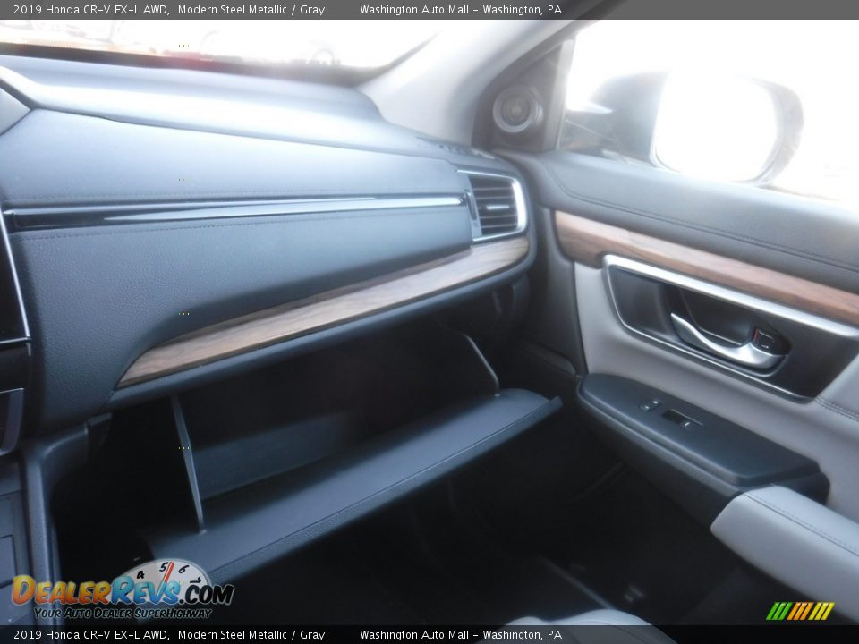 2019 Honda CR-V EX-L AWD Modern Steel Metallic / Gray Photo #28