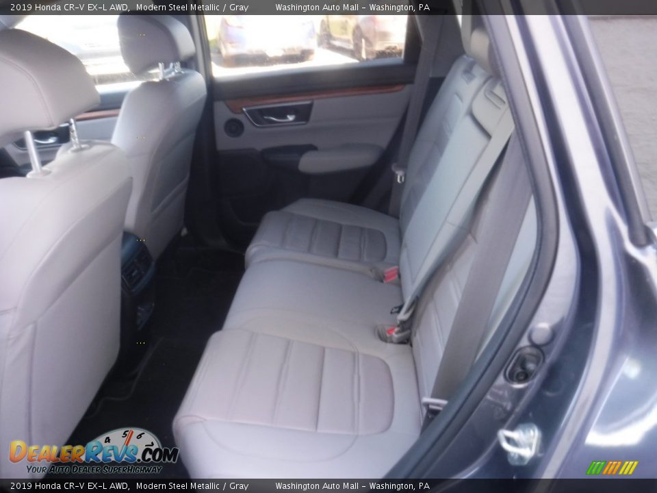2019 Honda CR-V EX-L AWD Modern Steel Metallic / Gray Photo #29