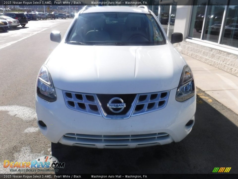 2015 Nissan Rogue Select S AWD Pearl White / Black Photo #4