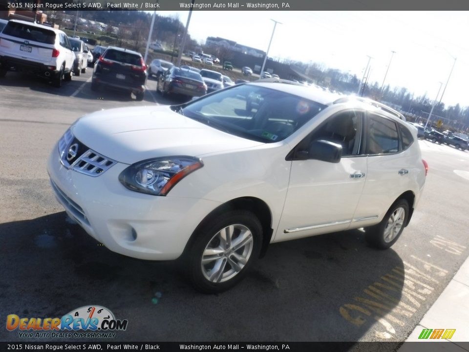 2015 Nissan Rogue Select S AWD Pearl White / Black Photo #5