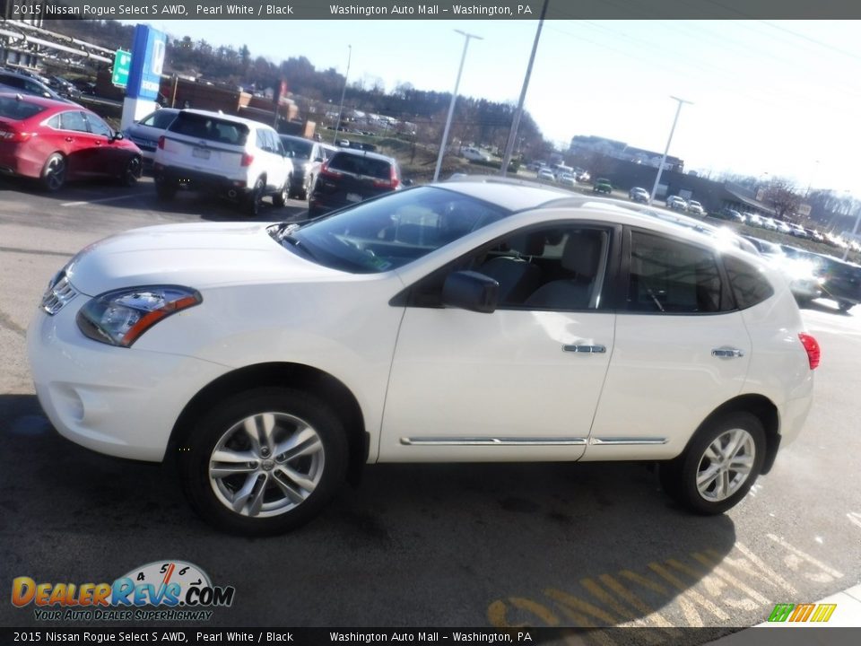 2015 Nissan Rogue Select S AWD Pearl White / Black Photo #6