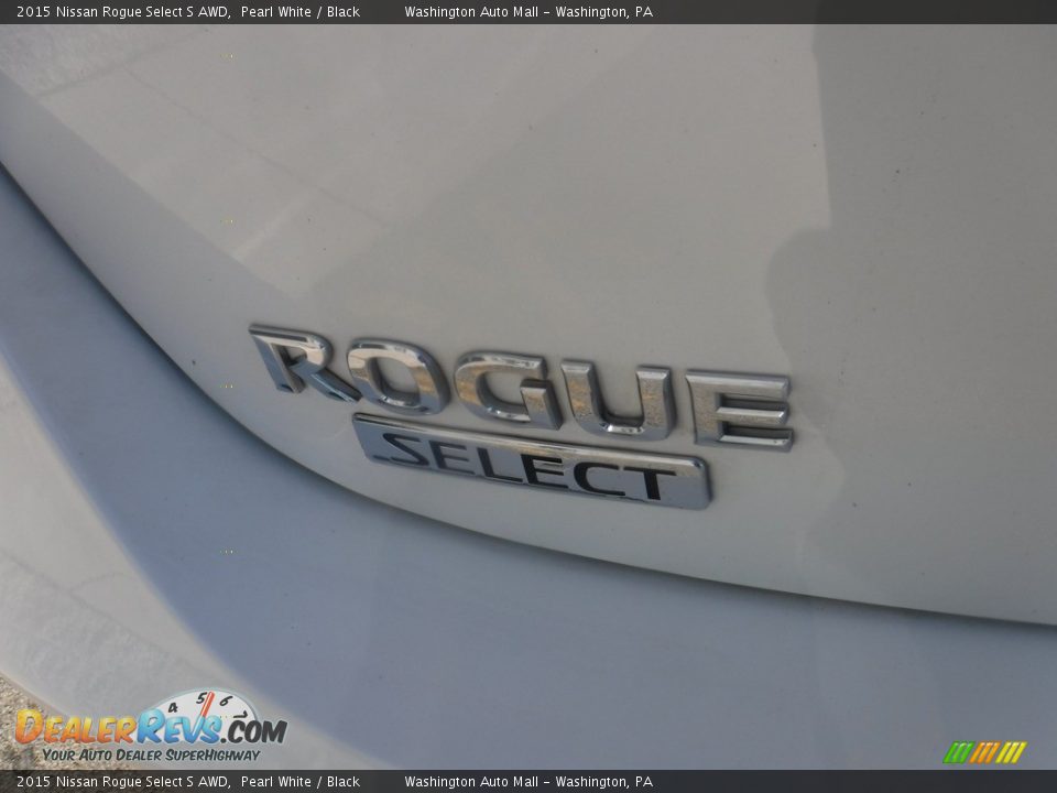 2015 Nissan Rogue Select S AWD Pearl White / Black Photo #9