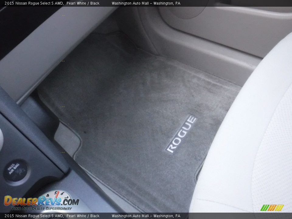 2015 Nissan Rogue Select S AWD Pearl White / Black Photo #23