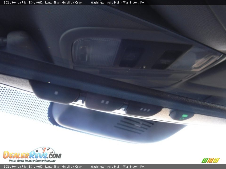 2021 Honda Pilot EX-L AWD Lunar Silver Metallic / Gray Photo #24