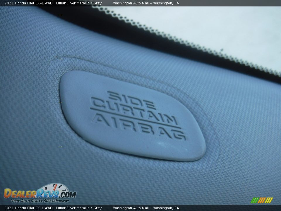 2021 Honda Pilot EX-L AWD Lunar Silver Metallic / Gray Photo #27
