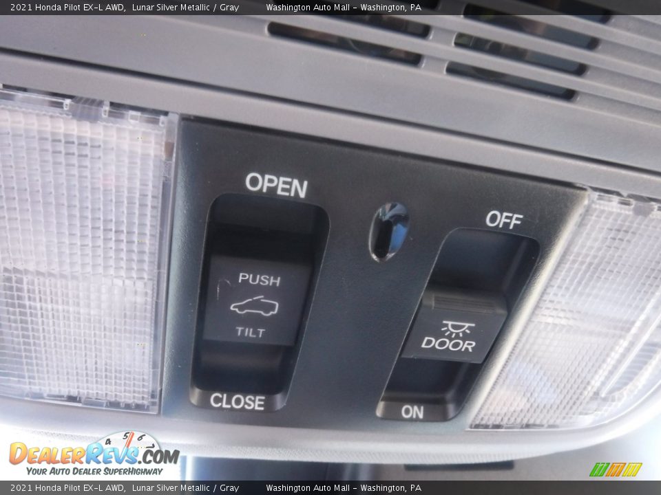 2021 Honda Pilot EX-L AWD Lunar Silver Metallic / Gray Photo #29