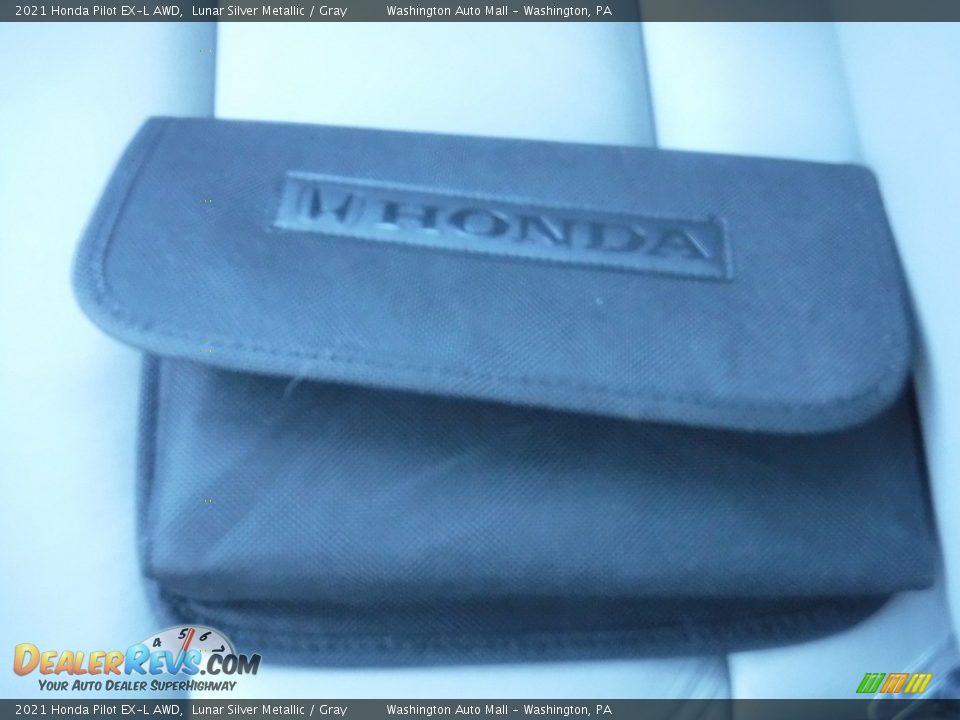 2021 Honda Pilot EX-L AWD Lunar Silver Metallic / Gray Photo #33
