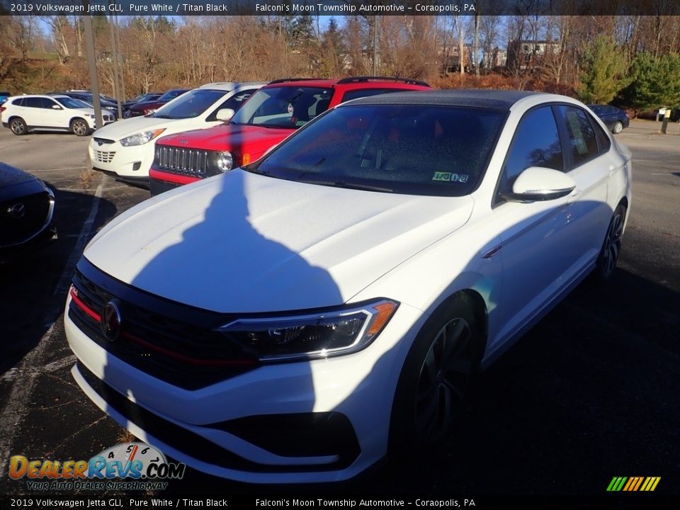 2019 Volkswagen Jetta GLI Pure White / Titan Black Photo #1