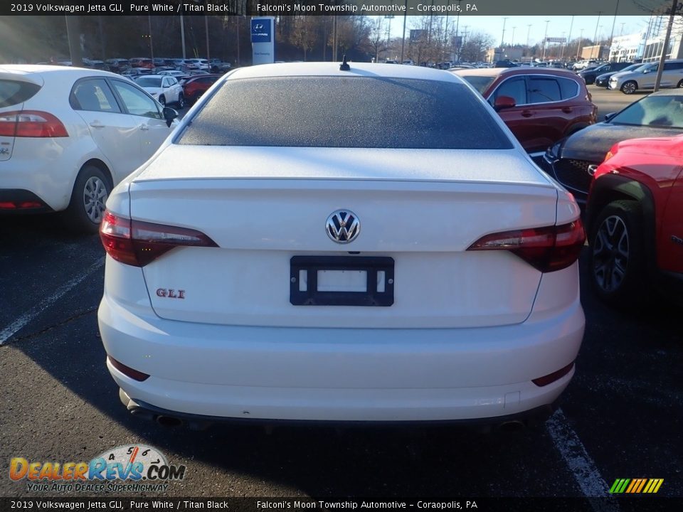 2019 Volkswagen Jetta GLI Pure White / Titan Black Photo #3