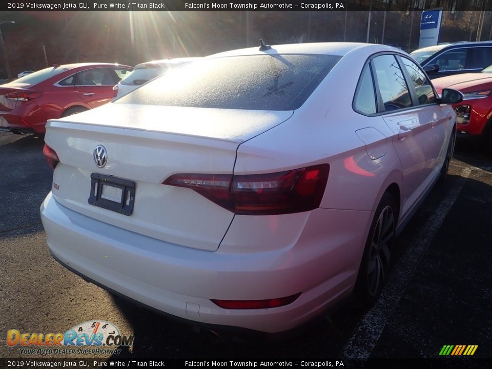 2019 Volkswagen Jetta GLI Pure White / Titan Black Photo #4