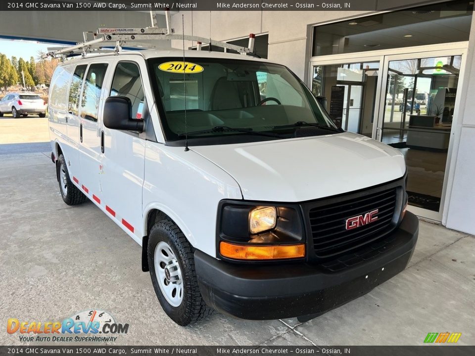 Summit White 2014 GMC Savana Van 1500 AWD Cargo Photo #5