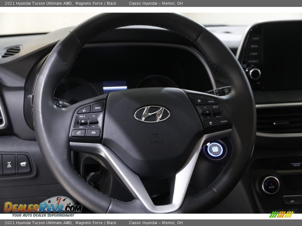 2021 Hyundai Tucson Ulitimate AWD Steering Wheel Photo #7