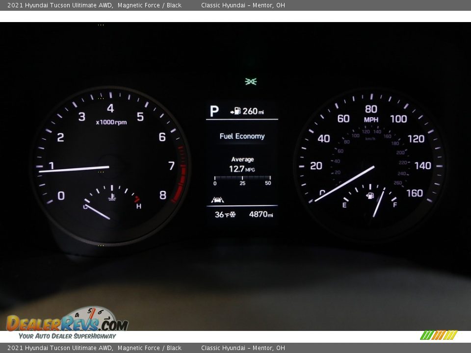 2021 Hyundai Tucson Ulitimate AWD Gauges Photo #8