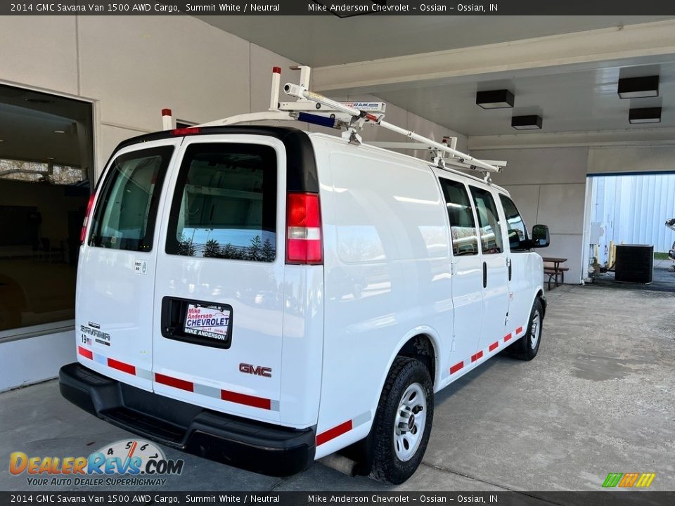 2014 GMC Savana Van 1500 AWD Cargo Summit White / Neutral Photo #7