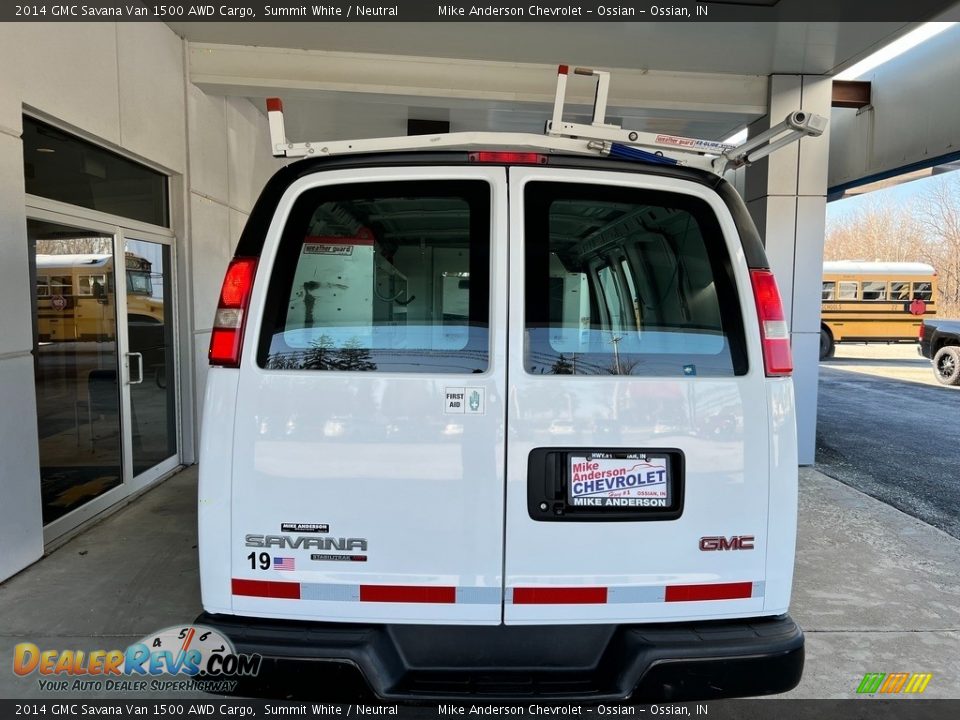 2014 GMC Savana Van 1500 AWD Cargo Summit White / Neutral Photo #8