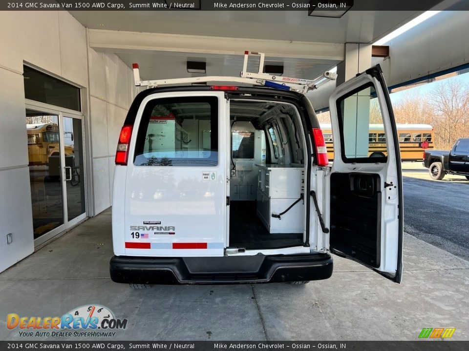 2014 GMC Savana Van 1500 AWD Cargo Summit White / Neutral Photo #9