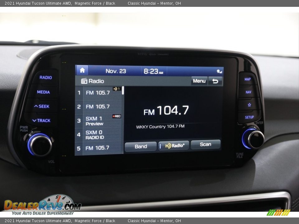 2021 Hyundai Tucson Ulitimate AWD Magnetic Force / Black Photo #11