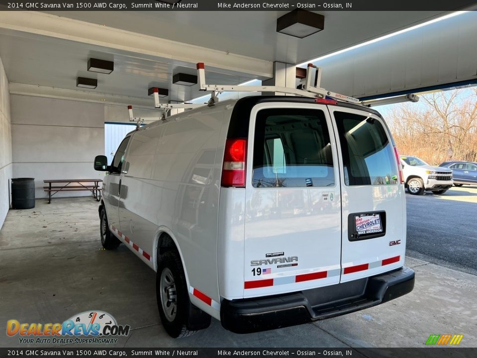 2014 GMC Savana Van 1500 AWD Cargo Summit White / Neutral Photo #11