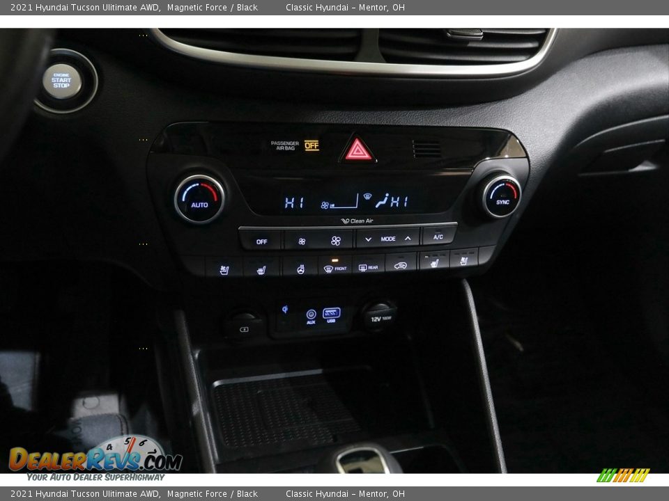 2021 Hyundai Tucson Ulitimate AWD Magnetic Force / Black Photo #14