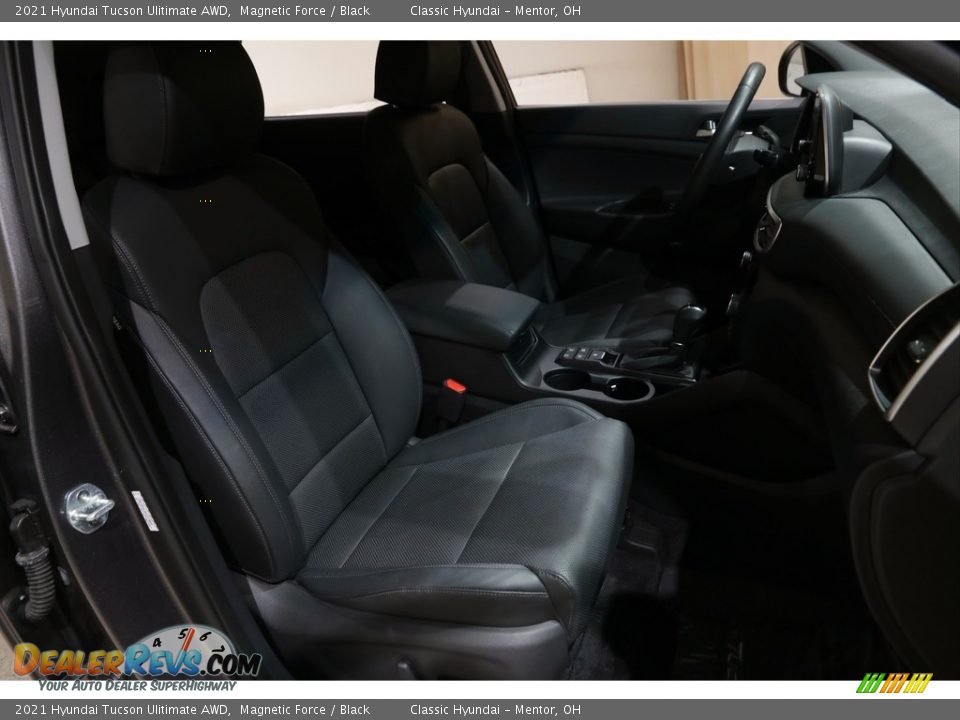 2021 Hyundai Tucson Ulitimate AWD Magnetic Force / Black Photo #17