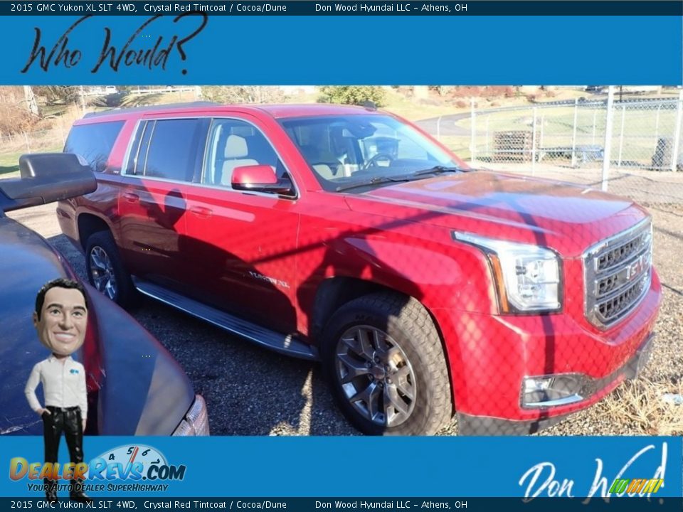 2015 GMC Yukon XL SLT 4WD Crystal Red Tintcoat / Cocoa/Dune Photo #1