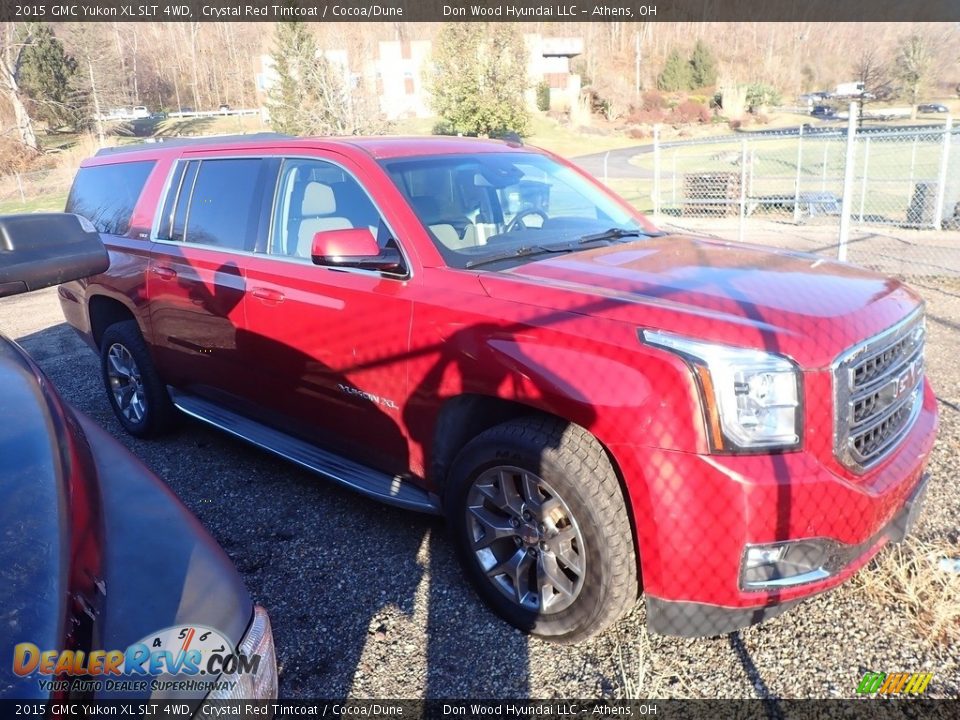 2015 GMC Yukon XL SLT 4WD Crystal Red Tintcoat / Cocoa/Dune Photo #2